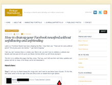 Tablet Screenshot of amberhanneken.com